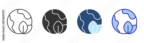 Environment Icon Set. Designed In Multi Style