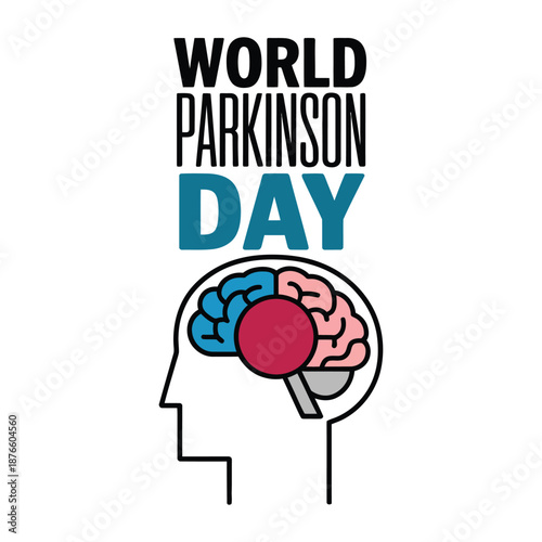 Flat Vector Design for World Parkinson Day.