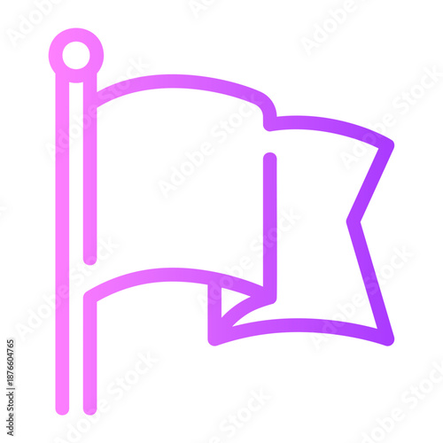 pennant gradient icon