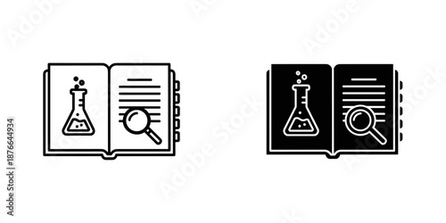 Chemical Experiment Icon Set
