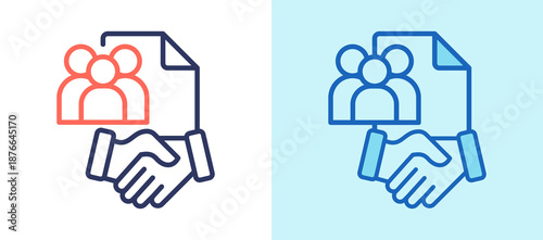 Social Commitment whitegreen icon