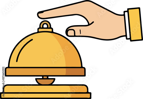 Hand Pressing Service Bell Hotel Hospitality and Customer Service