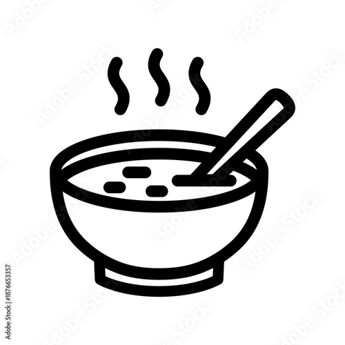 Soup Icon Meal and Food Vector Transparent Background