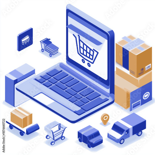 online shopping concept