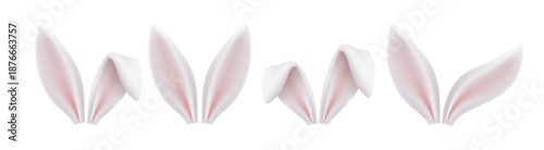 Easter bunny ears headband set with cute rabbit accessories and festive decorations for spring celebration parties and joyful holiday costume designs