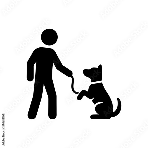 Training Dog To Sit Icon