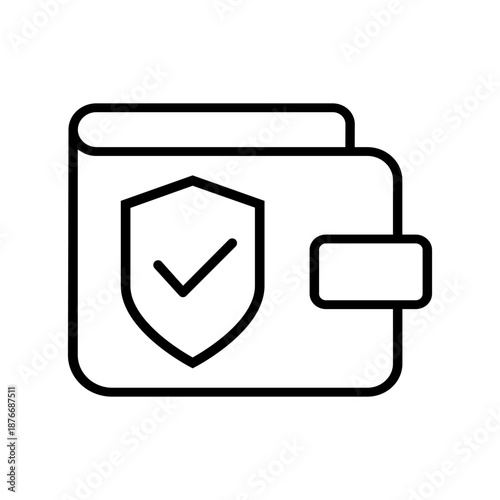 Protection vector icon. Defense Illustration sign.  Security symbol. safety logo.