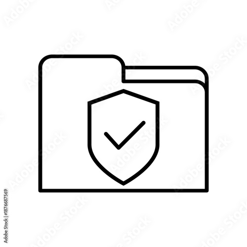 Protection vector icon. Defense Illustration sign.  Security symbol. safety logo.