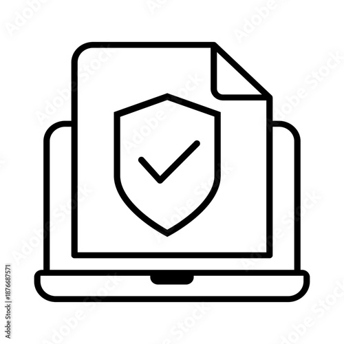 Protection vector icon. Defense Illustration sign.  Security symbol. safety logo.