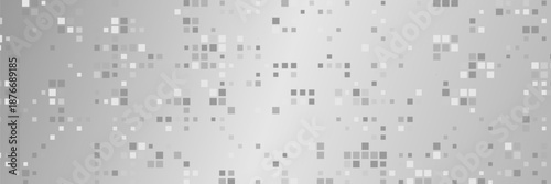 Silver disco ball background pattern. Abstract shining halftone mosaic texture. Night club party glitter pattern. Vector eps10