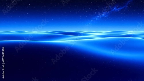 MysticalBlueWavesUnderStarryNight