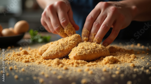 Commercial Food Photography Of A Detailed Cooking Process.