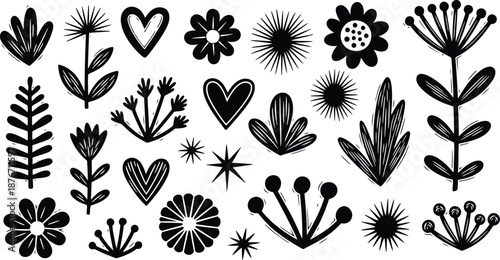 Vector Illustration of Night Sky Stars Glowing Brightly: Distant Lights, Cosmic Dust, Dark Background, Long Exposure, Astrophotography, Minimalist Space Scene, Black Canvas