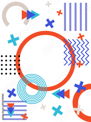 Abstract geometric memphis templates. Universal cover Designs for Annual Report, Brochures, Flyers, Presentations, Leaflet, Magazine. 