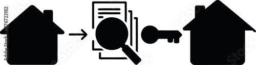 Real Estate Process with House Inspection and Key Exchange