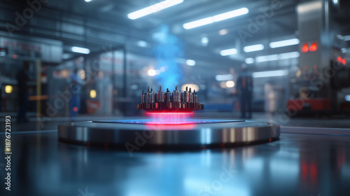 Futuristic Automated Manufacturing Process