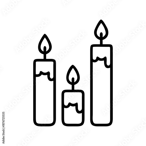 Meditation Candles Icon