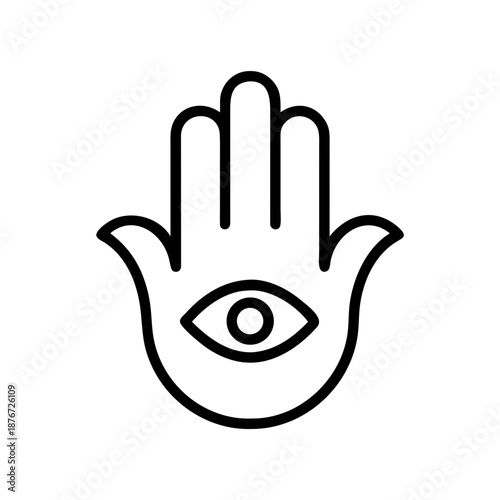 Foto Hamsa Symbol Icon