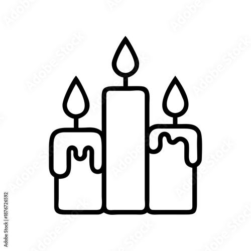 Meditation Candles Icon
