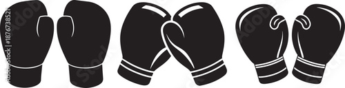 Boxing gloves gear set for professional sports training and fighting matches