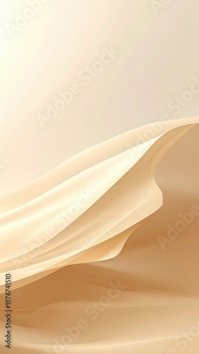 Warm Neutral Abstract Background for Branding, Generated image