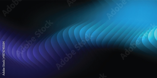 blue wave gradient background with repeating vertical light bars. blue wave design
