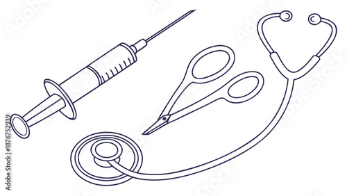 Medical tools for healthcare professionals in a clinical setting