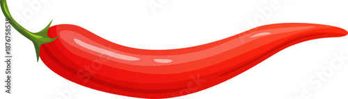 Red chili pepper adding flavor and spice