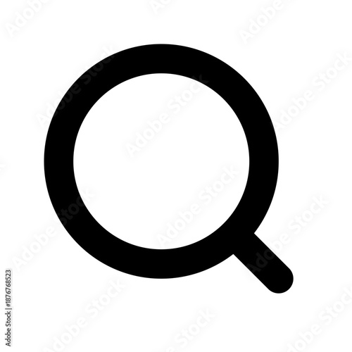 Search Outline Icon Minimalist Magnifying Glass UI Symbol. Editable stroke and pixel perfect at 24x24