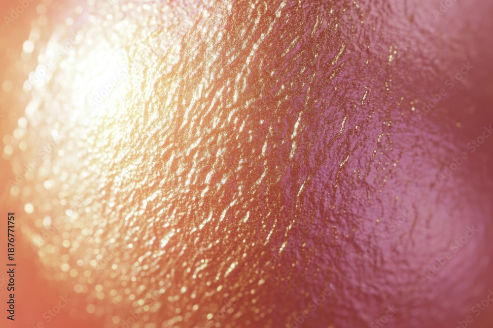 Fototapeta premium Macro View of Pearlescent Surface Texture and Luster