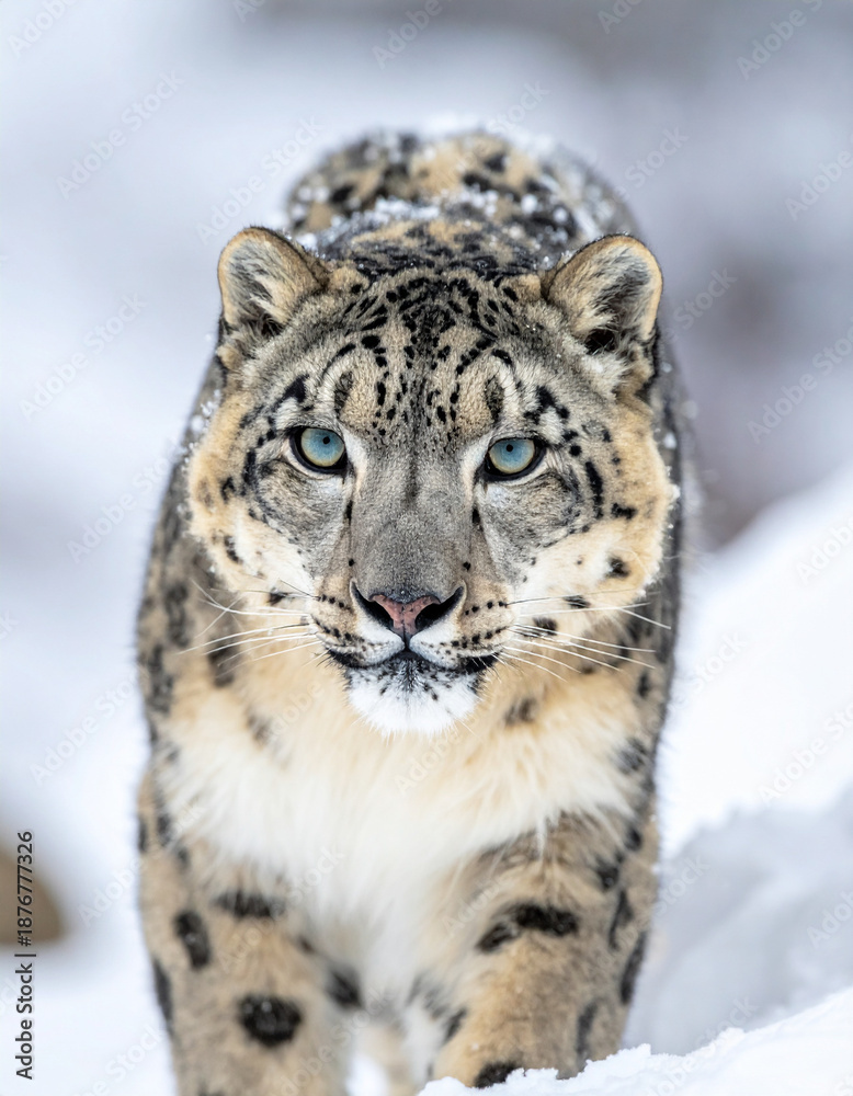 Obraz premium snow leopard portrait