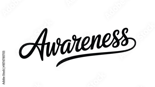 The power of awareness Vector