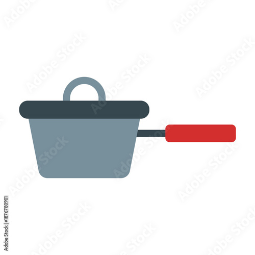 Saucepan Vector Flat Icon Design