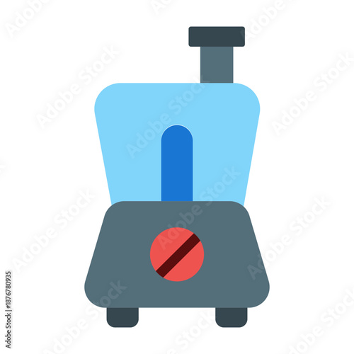 Food Processor Vector Flat Icon Design