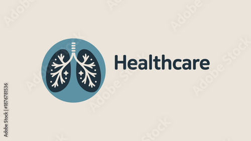 Healthcare lung illustration Vector