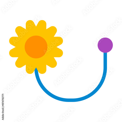 Brooch Vector Flat Icon Design