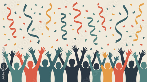 Celebrating togetherness Vector