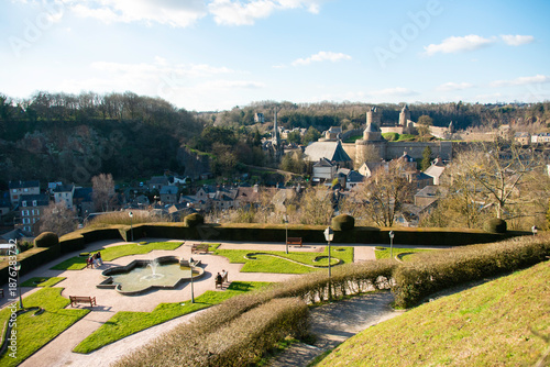 Fougères, ville fortifiée, intra-muros, Ille-et-Vilaine, Bretagne, France