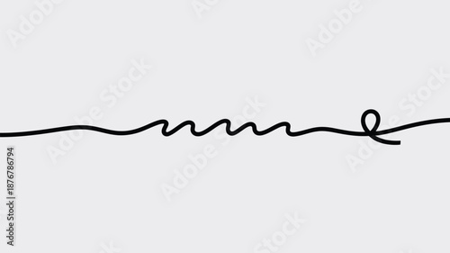 Simple black line drawing Vector