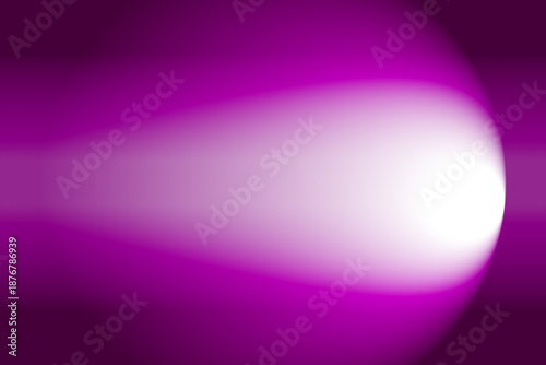 Bright white light shining through purple background