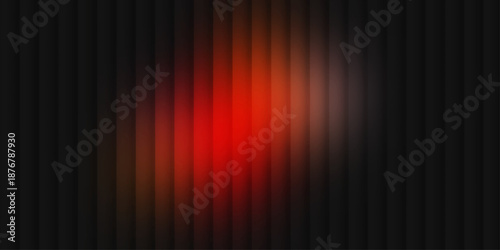 Futuristic Glass Distortion Gradient Background Featuring Icy Ribbed Texture, Vertical Wave Lines, Grain Effect, and Cool Neon Lighting. Glass, Abstract, Modern Backgrounds.