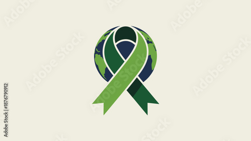 Global awareness ribbon Vector