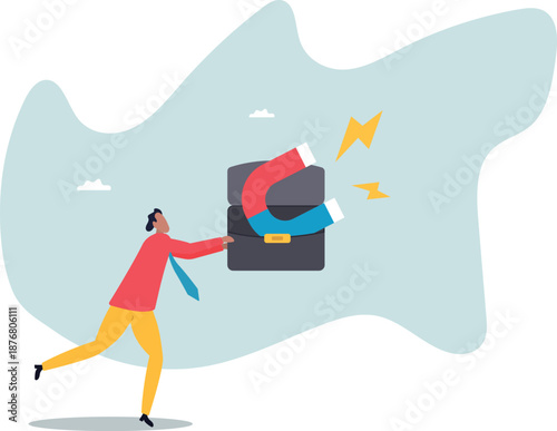 Business attraction or charisma with power to draw or attract business opportunity, money or customers.about a man and his life.