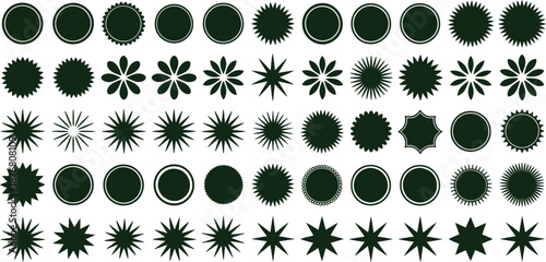 Black ink splash pattern with floral and snowflake vector elements for winter and decorative design