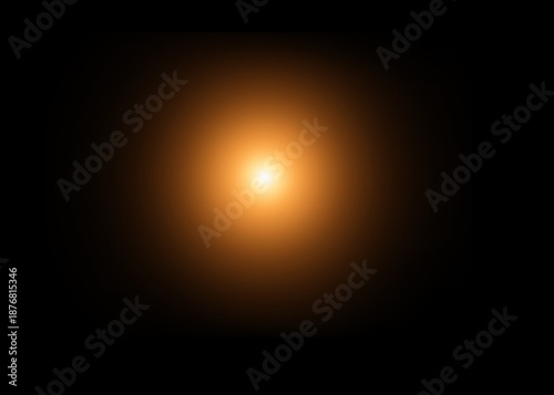 Vibrant glowing light on dark background