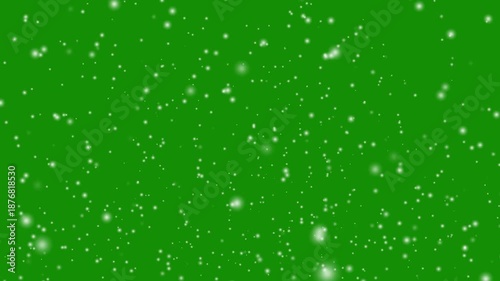 Loop snow animation and motion graphics big and small snowflakes and falling snow, snowfall, rain