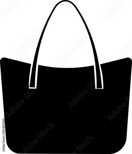 Women handbag icon with purse bag tote clutch shoulder styles in flat and line design, fashion accessory outline illustration for shopping retail UI branding