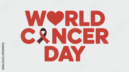 Celebrate world cancer day Vector