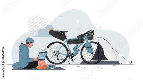 Adventure Biking Combining Outdoor Exploration With Remote Work Opportunities Today