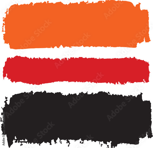 Wallpaper Mural colorful brush strokes on white background Torontodigital.ca